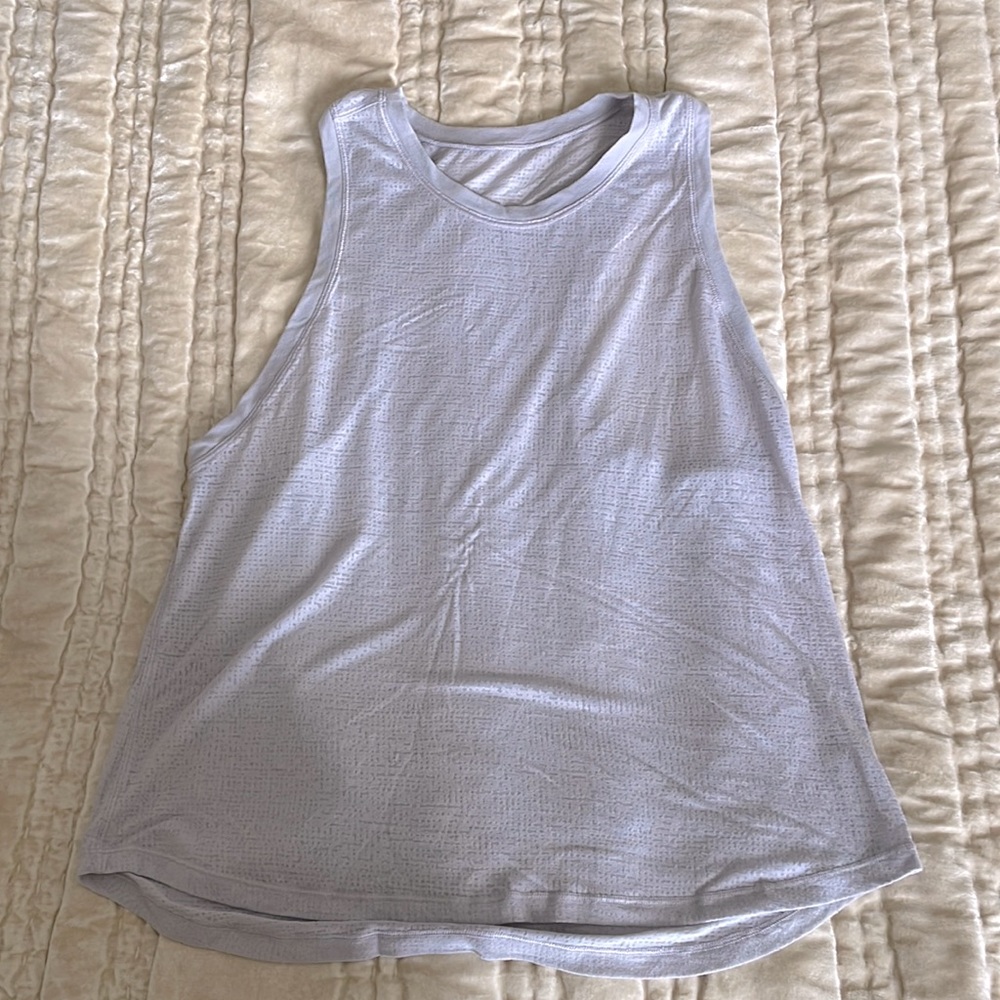 LILAC LULULEMON TANK SIZE 8